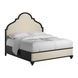 Atrium Beige Upholstered Queen Panel Bed