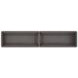 Glaze Cola Rectangular Glass Top Console Table