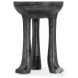 Commerce And Market Black Natural Wood Spot Table