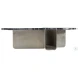 Tegan Black Forest Marble And Shiny Nickel Cocktail Table