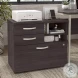 Hybrid Storm Gray Office Storage Cabinet with Drawers and Shelves