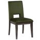 Evan Green Upholstered Side Chair Set of 2