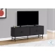 2733 Black Laminate And Metal 60" TV Stand