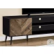 2781 Brown And Black Laminate 72" TV Stand