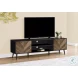 2781 Brown And Black Laminate 72" TV Stand
