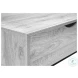 3805 Grey And Black Metal 42" Rectangular Coffee Table