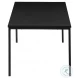 7894P Black Metal And Laminate 3 Piece Occasional Table Set
