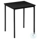7894P Black Metal And Laminate 3 Piece Occasional Table Set