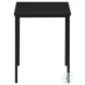 7894P Black Metal And Laminate 3 Piece Occasional Table Set