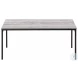 7896P Grey Laminate And Black Metal 3 Piece Occasional Table Set