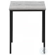 7896P Grey Laminate And Black Metal 3 Piece Occasional Table Set