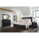Oxford Black 2 Drawer Nightstand