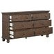 Oxford Cocoa 6 Drawer Dresser
