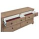 Oxford Tan 6 Drawer Dresser
