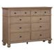 Oxford Tan 8 Drawer Chesser