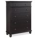 Oxford Black 5 Drawer Chest