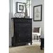 Oxford Black 5 Drawer Chest
