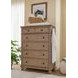 Oxford Tan 5 Drawer Chest
