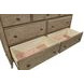 Provence Patine Upholstered Panel Bedroom Set