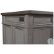 Caraway Aged Slate 66" Executive Desk