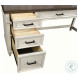 Caraway Aged Ivory L Shaped Desk with Hutch From Aspen Home | Coleman ...