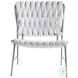 Lido Egret White Outdoor Chair