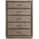 Sonoma Gray 5 Drawers Chest