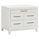 Alexander White Workstation 5 Drawer Combo File Cabinet