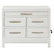 Alexander White Workstation 5 Drawer Combo File Cabinet
