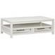 Alexander White Rectangular Cocktail Table