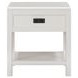 Alexander White Rectangular End Table