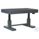 Alexander Midnight Liv360 Adjustable Rectangular Cocktail Table