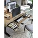 Emerson Light Elm 60" Lift Desk with USB Charging