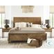 Cyrus Almond Bisque California King Sleigh Bed with USB Charging