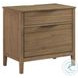 Cyrus Almond Bisque 2 Drawer Nightstand