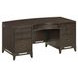 Sutton French Roast 66" Executive Home Office Set