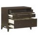 Sutton French Roast Workstation 3 Drawer Combo File Cabinet