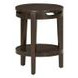 Sutton French Roast Round Accent Table