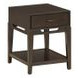 Sutton French Roast Rectangular Chairside Table