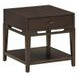 Sutton French Roast Square End Table