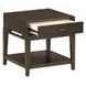 Sutton French Roast Square End Table