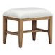 Olivia White Upholstered Bed Bench