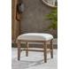 Olivia White Upholstered Bed Bench