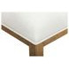 Olivia White Upholstered Bed Bench