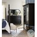 Caroline Soft Black Oval Bedroom Mirror