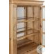 Chateau Philippe Cognac 2 Glass Door Bookcase with LED Lighting