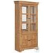 Chateau Philippe Cognac 2 Glass Door Bookcase with LED Lighting