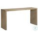 Lyndon Light Cashmere Rectangular Nesting Sofa Table with Stools