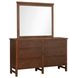Channing Harvest Cherry 6 Drawer Dresser