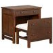 Channing Harvest Cherry 1 Drawer Nightstand with Stool